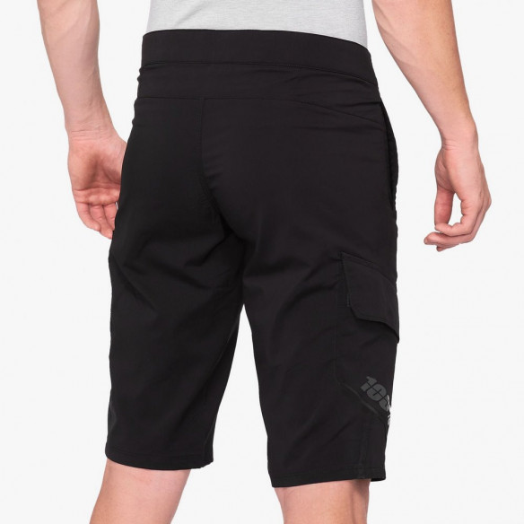 Pantalon Corto 100x100 Ridecamp Shorts Negro